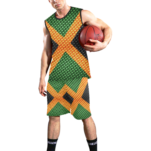 JAMAICA All Over Print Basketball Uniform