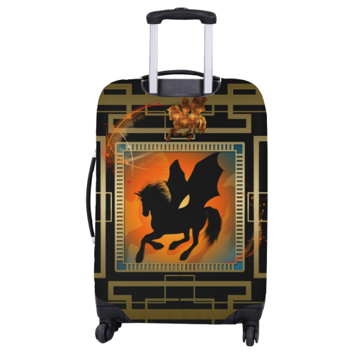 Unicorn silhouette Luggage Cover/Large 26"-28"