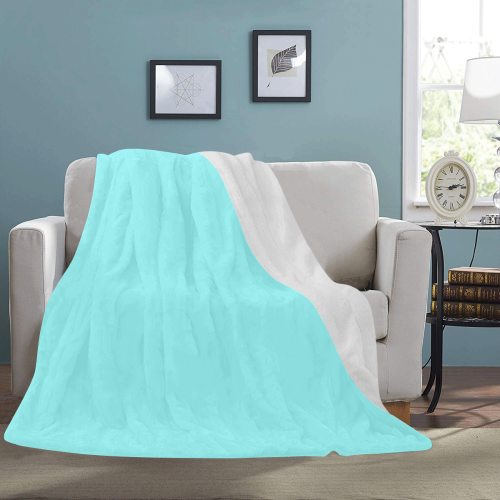 color ice blue Ultra-Soft Micro Fleece Blanket 54''x70''