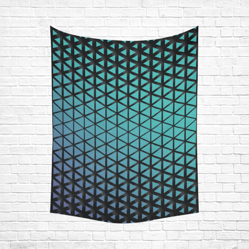 triangle patterns #pattern Cotton Linen Wall Tapestry 60"x 80"