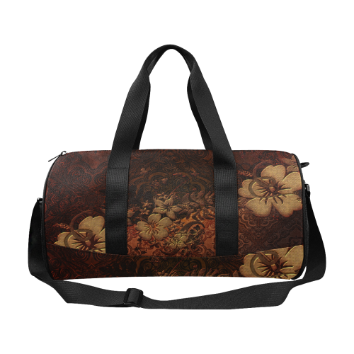 Floral design, vintage Duffle Bag (Model 1679)
