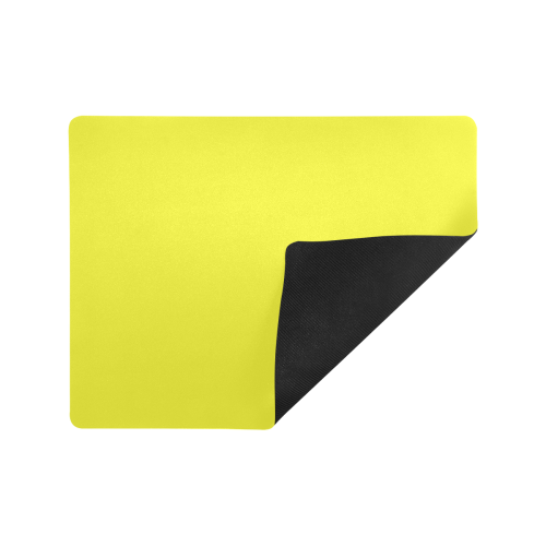 color maximum yellow Mousepad 18"x14"