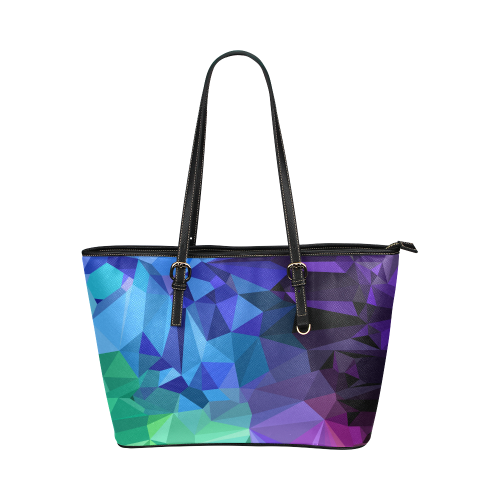 Mystic Crystals Leather Tote Bag/Small (Model 1651)