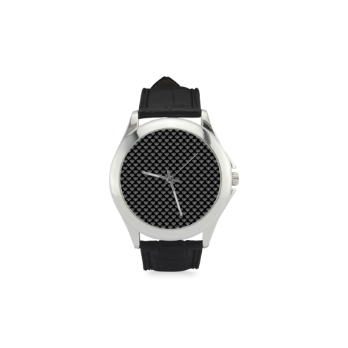 Diamond Watch - Women's Classic Leather Strap Watch(Model 203)