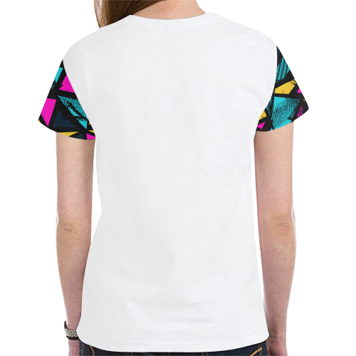T shirt Ethnic 2 GV New All Over Print T-shirt for Women (Model T45)