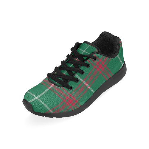 Welsh National Tartan Kid's Running Shoes (Model 020)