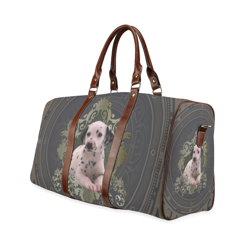 Cute dalmatian Waterproof Travel Bag/Small (Model 1639)