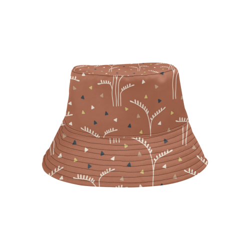 Wheat All Over Print Bucket Hat for Men