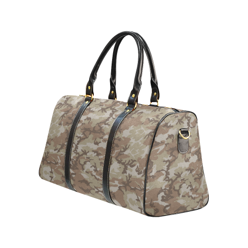 Woodland Desert Brown Camouflage New Waterproof Travel Bag/Large (Model 1639)