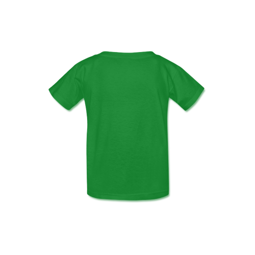 Dolphin Love Green Kid's  Classic T-shirt (Model T22)