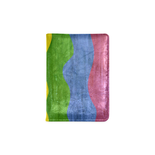 Gay Pride - Rainbow Flag Waves Stripes 3 Custom NoteBook A5