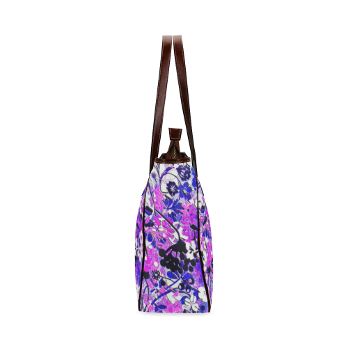 floral abstract Classic Tote Bag (Model 1644)
