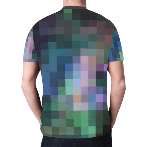 Karo Pattern by Nico Bielow New All Over Print T-shirt for Men (Model T45)