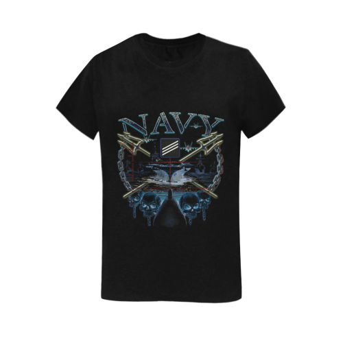 Navy Seaman E-3 Women's T-Shirt in USA Size (Two Sides Printing)