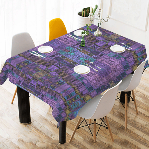 Expand Your Mind Cotton Linen Tablecloth 52"x 70"