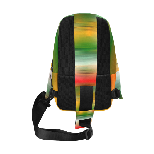 noisy gradient 3 by JamColors Chest Bag (Model 1678)