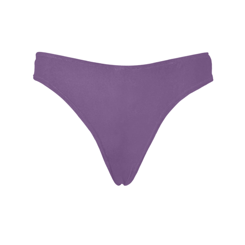 color purple 3515U Women's All Over Print Thongs (Model L30)