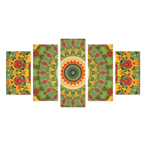 Garden Mandala Canvas Print Sets A (No Frame)