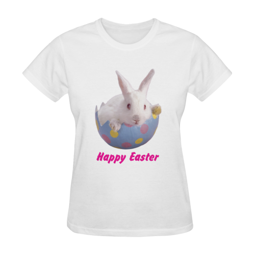 happy easter Women's T-Shirt in USA Size (Two Sides Printing)