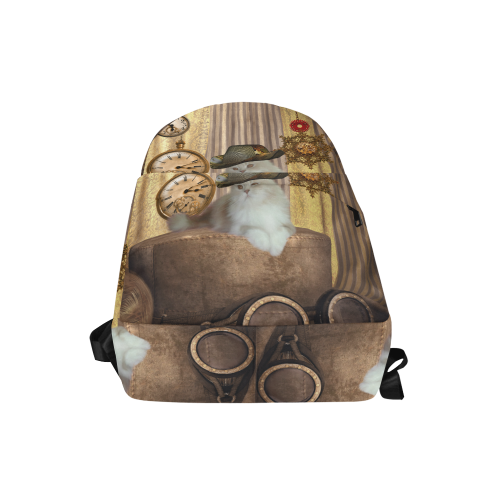 Funny steampunk cat Unisex Classic Backpack (Model 1673)