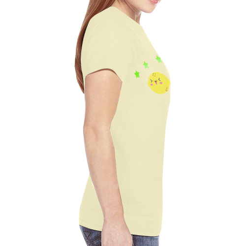 STAR FRUIT BGB PRINT TEE New All Over Print T-shirt for Women (Model T45)