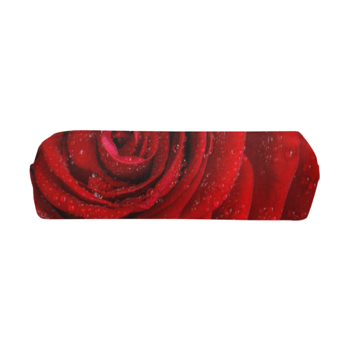 Red rosa Pencil Pouch/Small (Model 1681)
