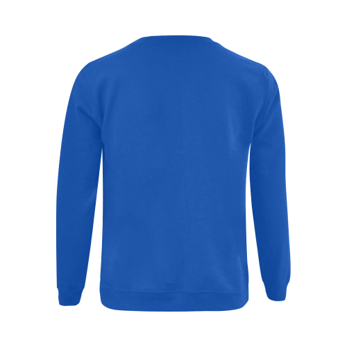 Love Birds Blue Gildan Crewneck Sweatshirt(NEW) (Model H01)