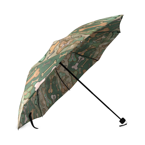 Bones camouflage by Nico Bielow Foldable Umbrella (Model U01)
