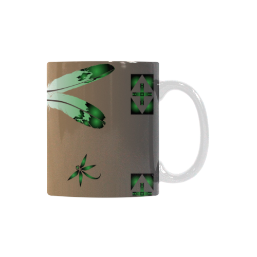 Dragonfly Green White Mug(11OZ)