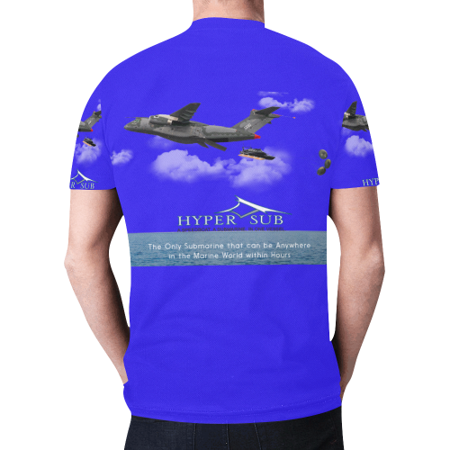 Hyper Sub plane T-Shirt New All Over Print T-shirt for Men (Model T45)