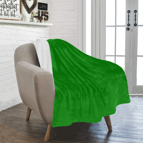 color green Ultra-Soft Micro Fleece Blanket 30''x40''