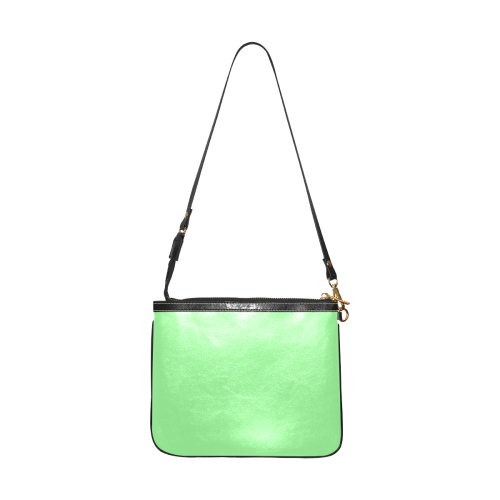 color pale green Small Shoulder Bag (Model 1710)