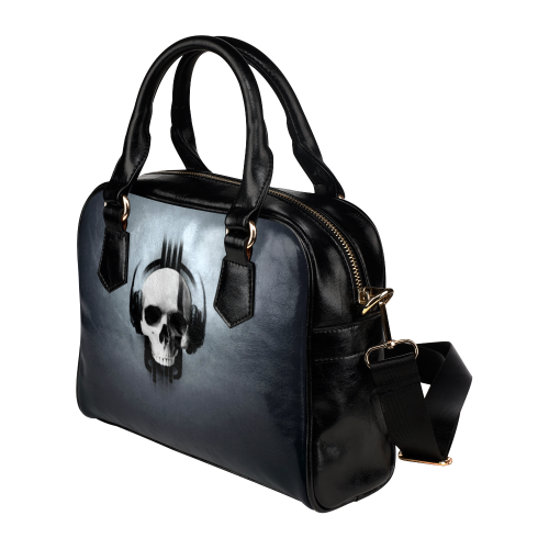 Cool Skulls Magic Metallic Shoulder Handbag (Model 1634)
