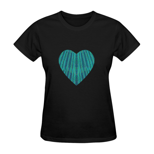 oat dark green Women's T-Shirt in USA Size (Two Sides Printing)