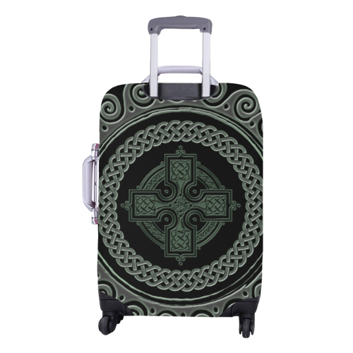 Awesome Celtic Cross Luggage Cover/Medium 22"-25"