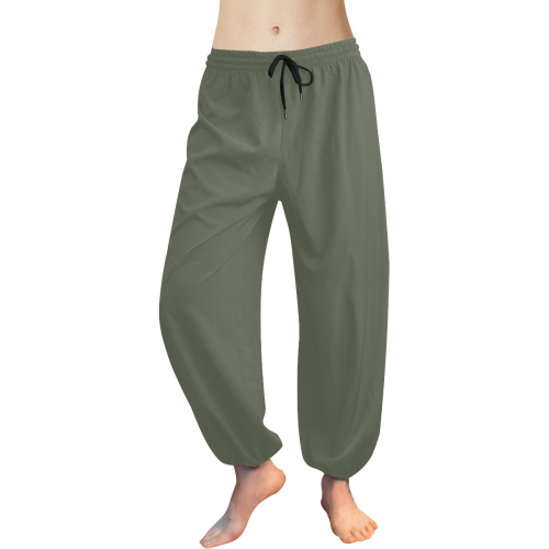 Four Leaf Clover Women's All Over Print Harem Pants (Model L18)