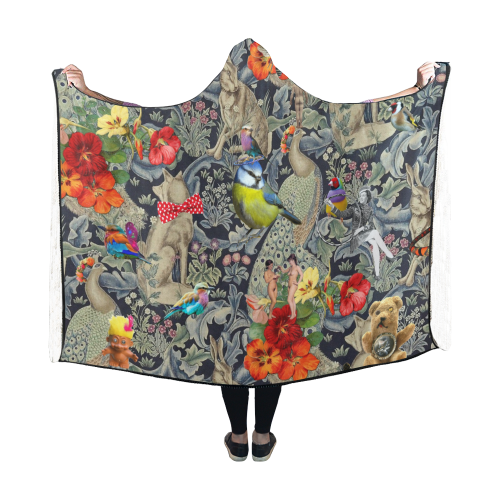 And Another Thing (bird) Hooded Blanket 60''x50''
