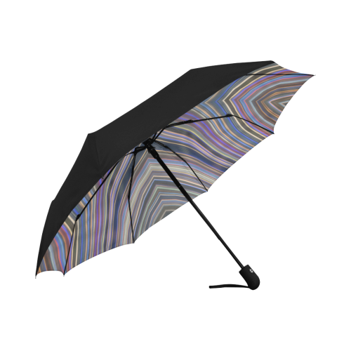 Wild Wavy X Lines 32 Anti-UV Auto-Foldable Umbrella (Underside Printing) (U06)