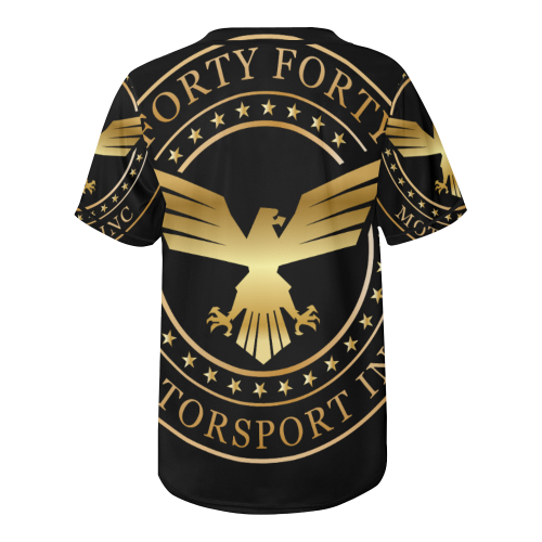 FortyFortyMotorsportInc-Logo2balltee All Over Print Baseball Jersey for Men (Model T50)
