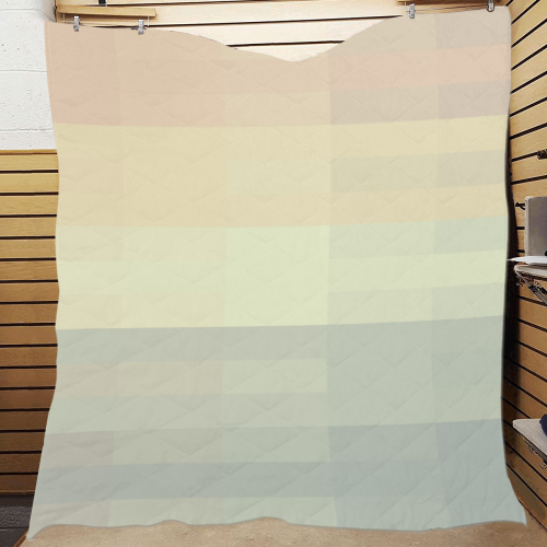 Like a Candy Sweet Pastels Pattern Quilt 70"x80"