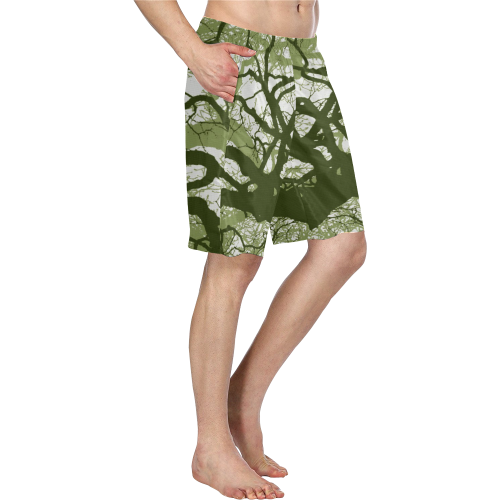 INTO THE FOREST 11 Men's Swim Trunk/Large Size (Model L21)