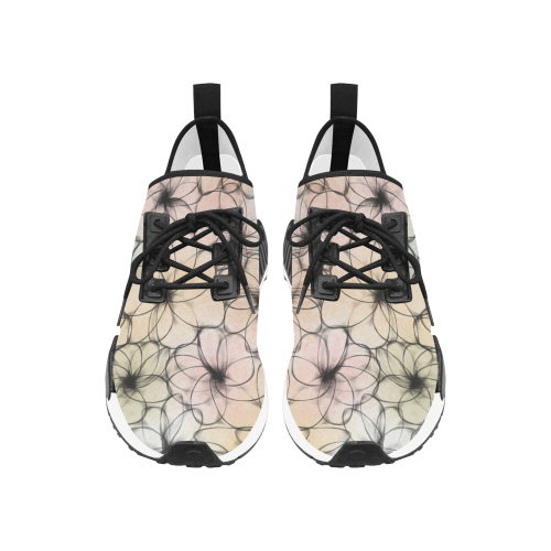 Pastel Flowers. Inspired by the Magic Island of Gotland. Women’s Draco Running Shoes (Model 025)
