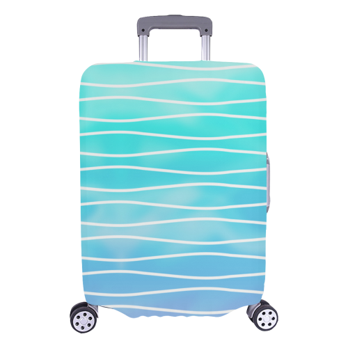 turquoise sea Luggage Cover/Large 26"-28"