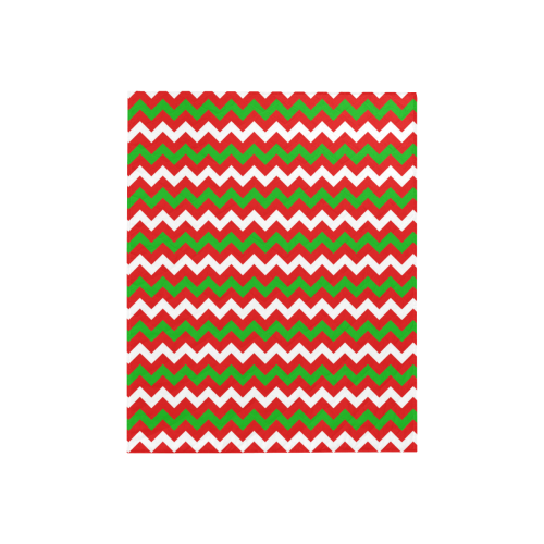 Christmas Zigzag Quilt 40"x50"