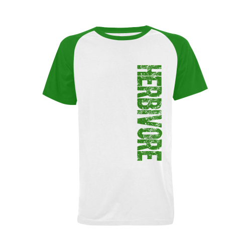 Herbivore (vegan) Men's Raglan T-shirt Big Size (USA Size) (Model T11)