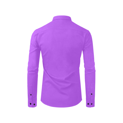Bodacious Purple by Aleta Men's All Over Print Casual Dress Shirt (Model T61)
