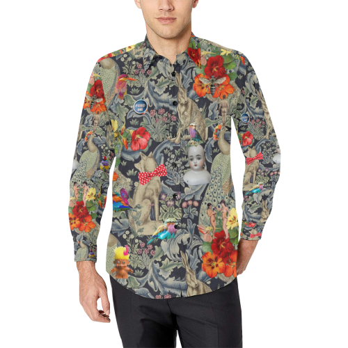 And Another Thing Men's All Over Print Casual Dress Shirt (Model T61)