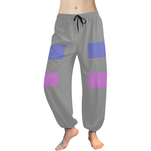 Androgynous Flag Women's All Over Print Harem Pants (Model L18)