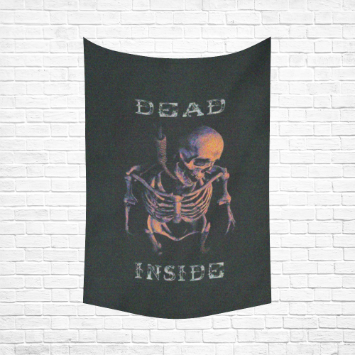 Dead Inside Dark Gothic Underground Cotton Linen Wall Tapestry 60"x 90"