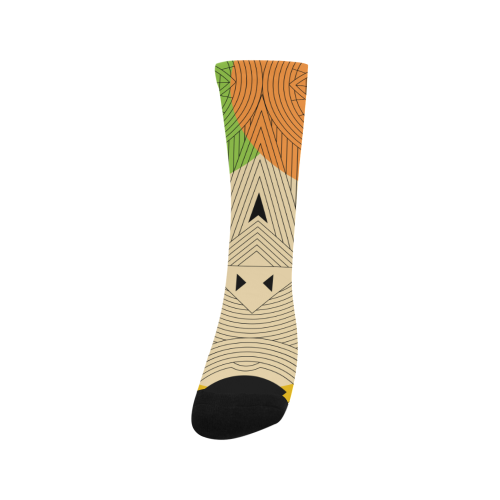 Aztec Ancient Tribal Men's Custom Socks